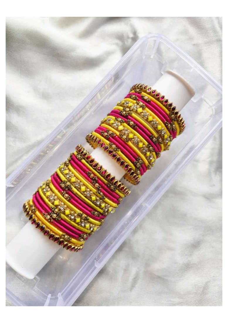 RISHI (Pink with lemon yellow)